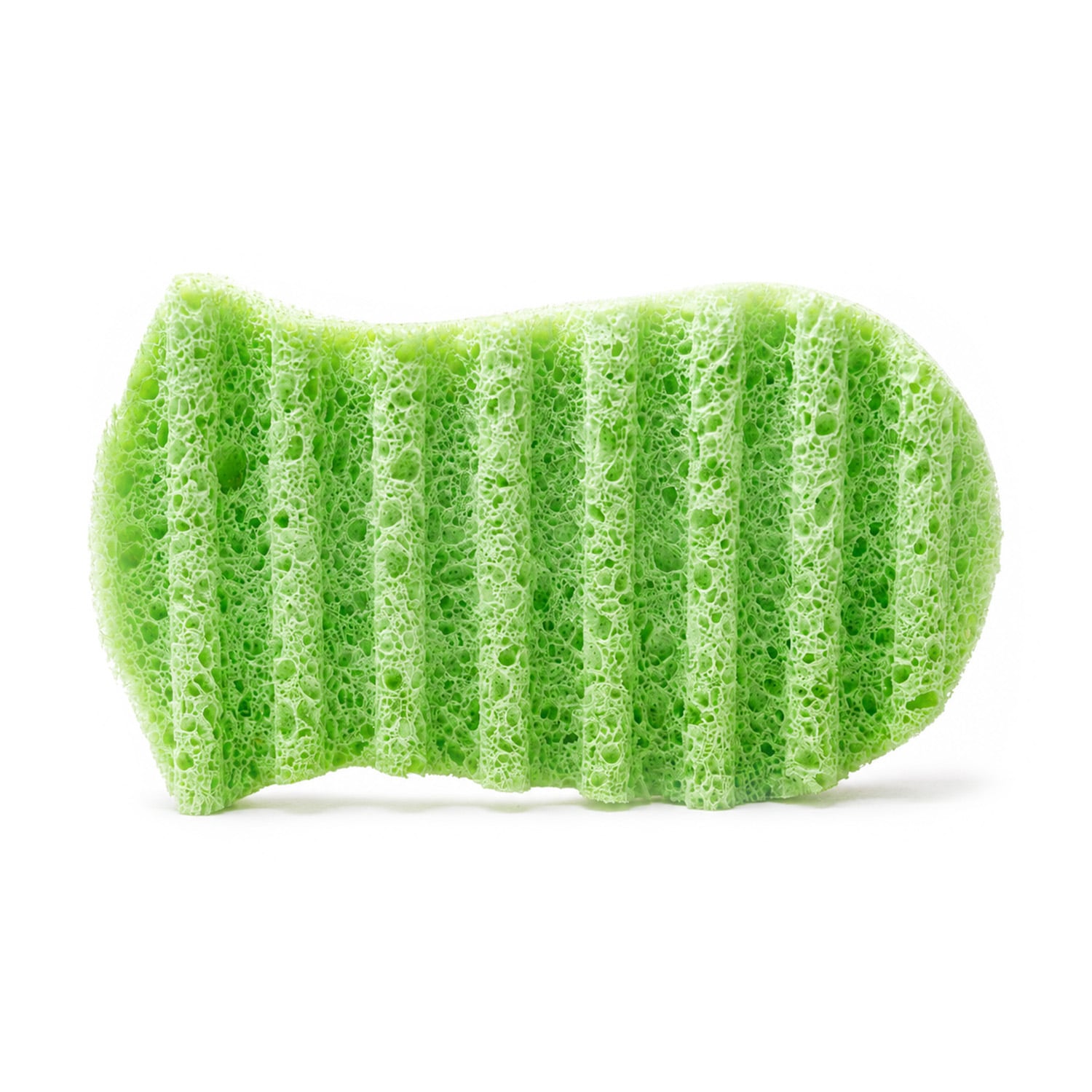 Мочалка подвійної дії MARTINI SPA Cellulose Sponge With Exfoliating целюлозна, зелена